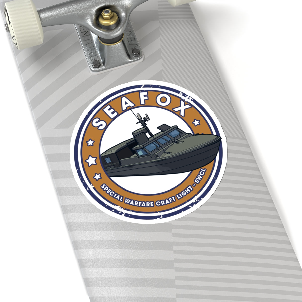 Navy Seafox Sticker