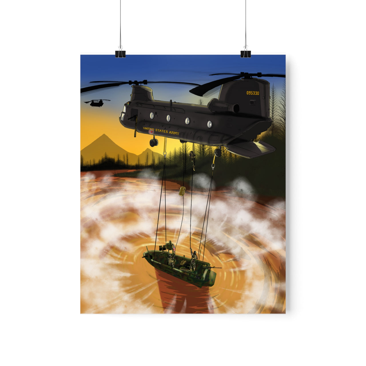 SOC-R Helo Cast Premium Matte vertical posters