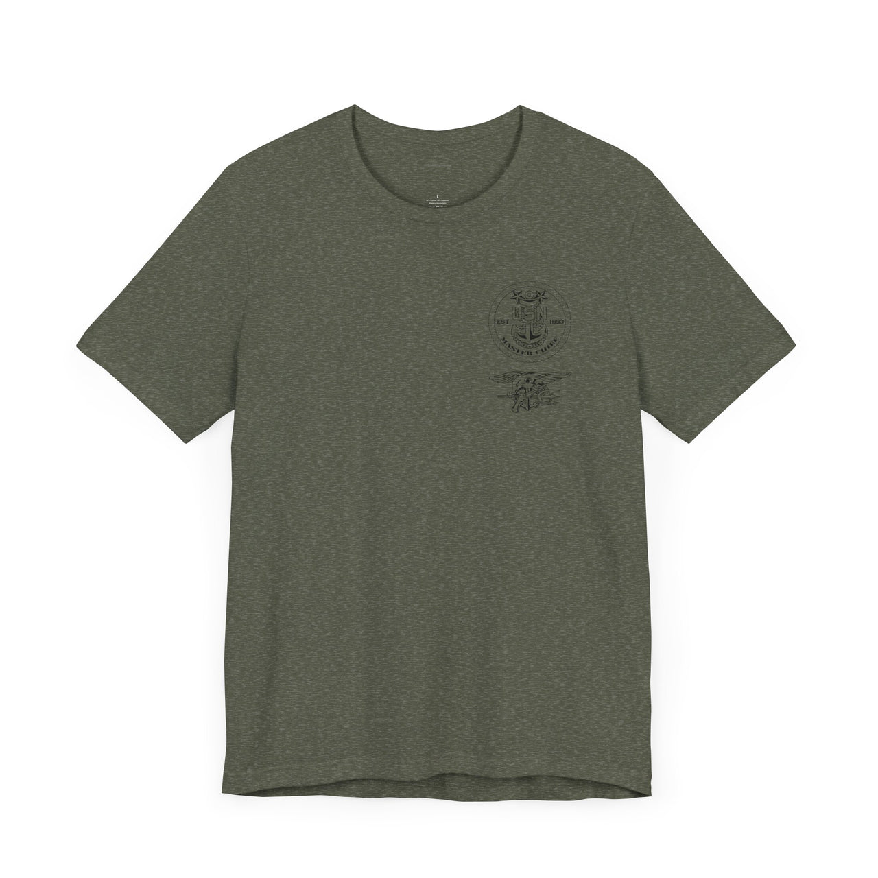 Navy Master Chief SEAL T-Shirt - Black & White Collection