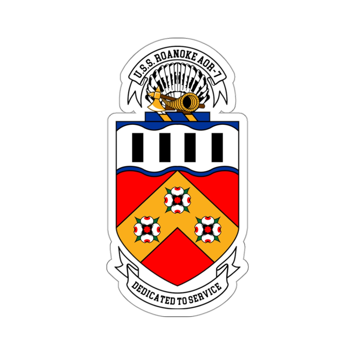 Roanoke Crest Sticker