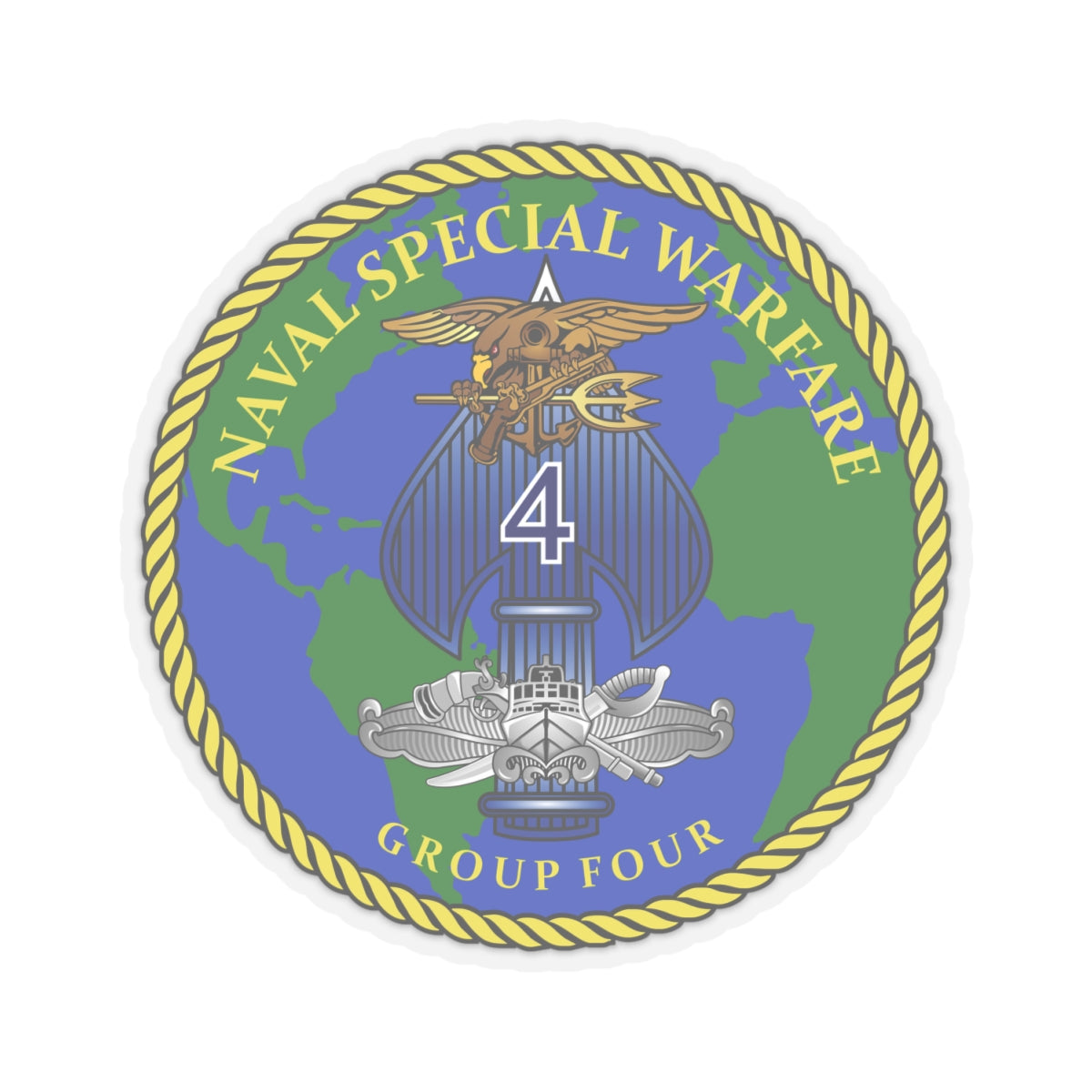 Naval Special Warfare Group 4 Sticker