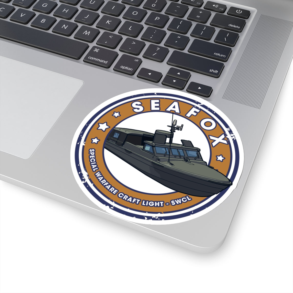 Navy Seafox Sticker