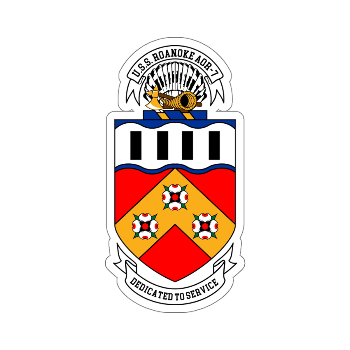 Roanoke Crest Sticker