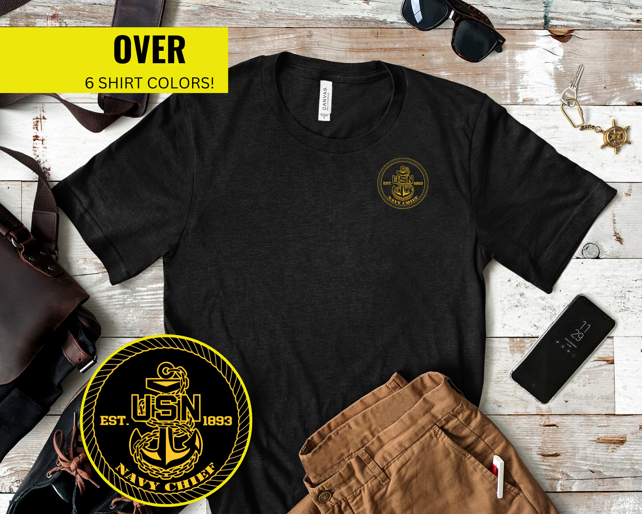 Navy Chief T-Shirt - Gold Collection