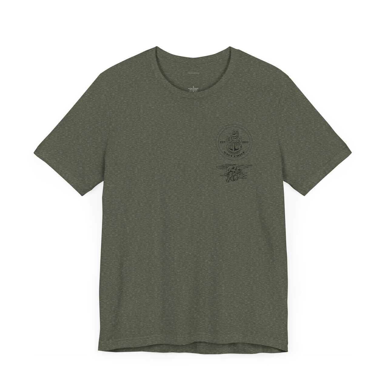 Navy Chief SEAL T-Shirt - Black & White Collection