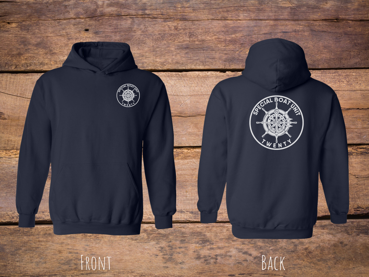 Special Boat Unit 20 - SBU20 Hoodie (White)