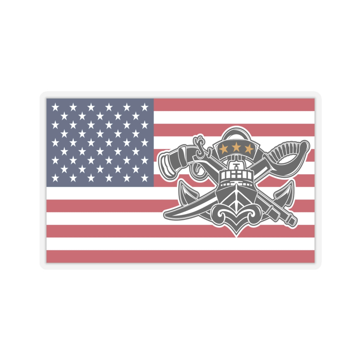 Navy SWCC Flag (Color/BW)