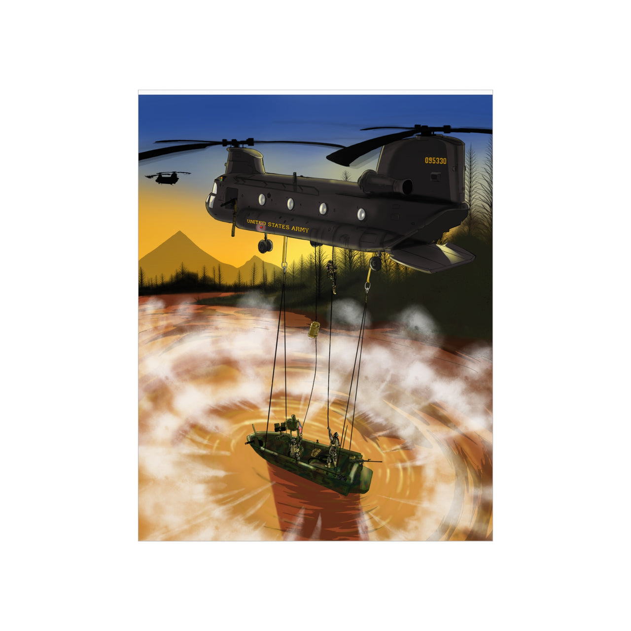 SOC-R Helo Cast Premium Matte vertical posters