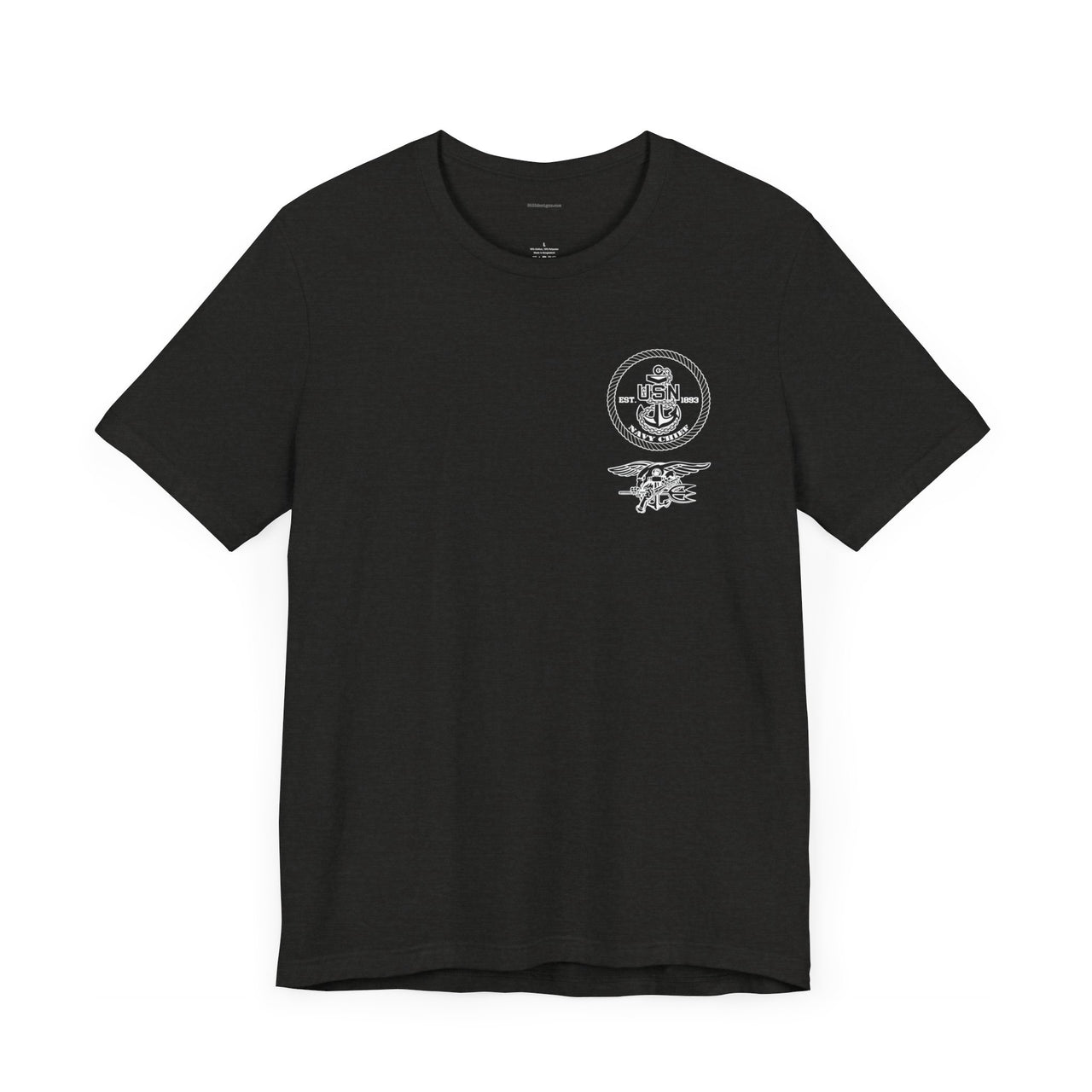 Navy Chief SEAL T-Shirt - Black & White Collection