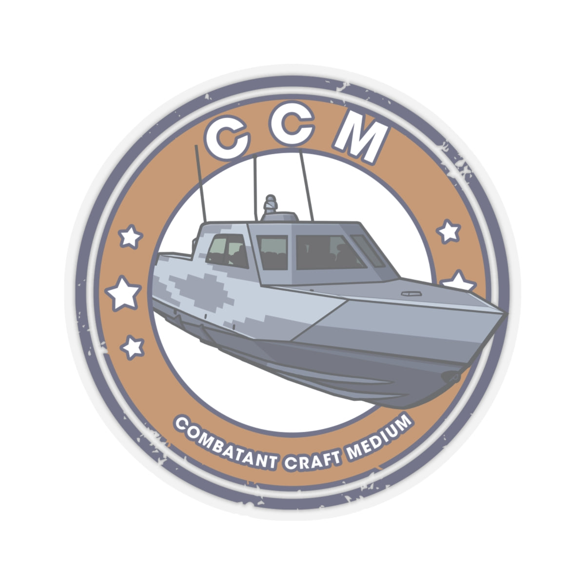 Navy CCM Sticker