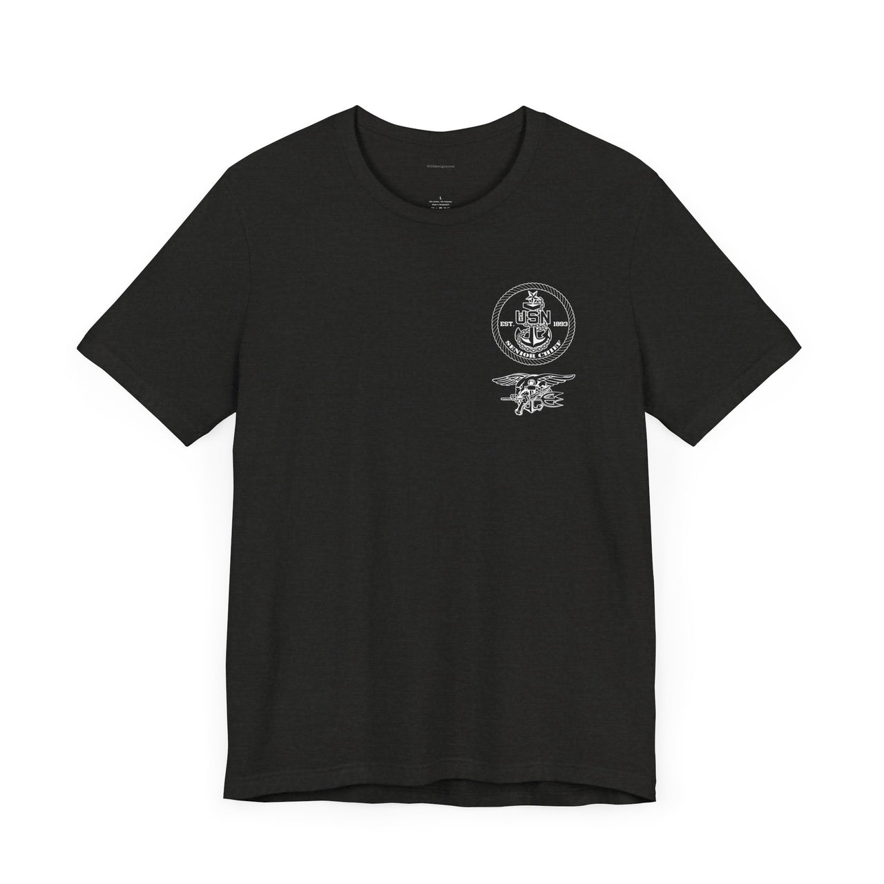 Navy Senior Chief SEAL T-Shirt - Black & White Collection