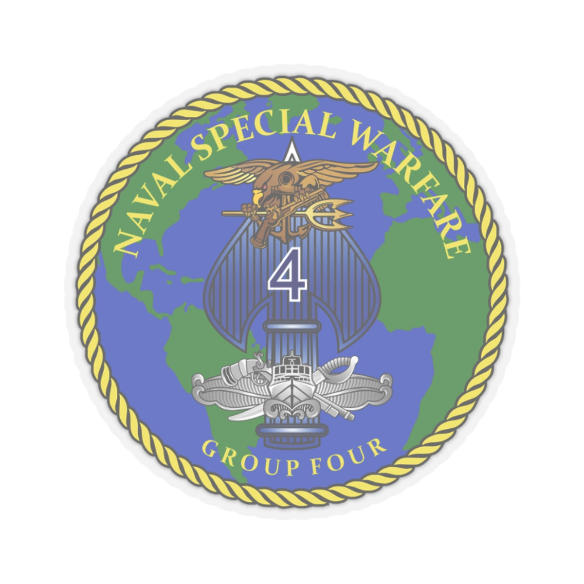 Naval Special Warfare Group 4 Sticker