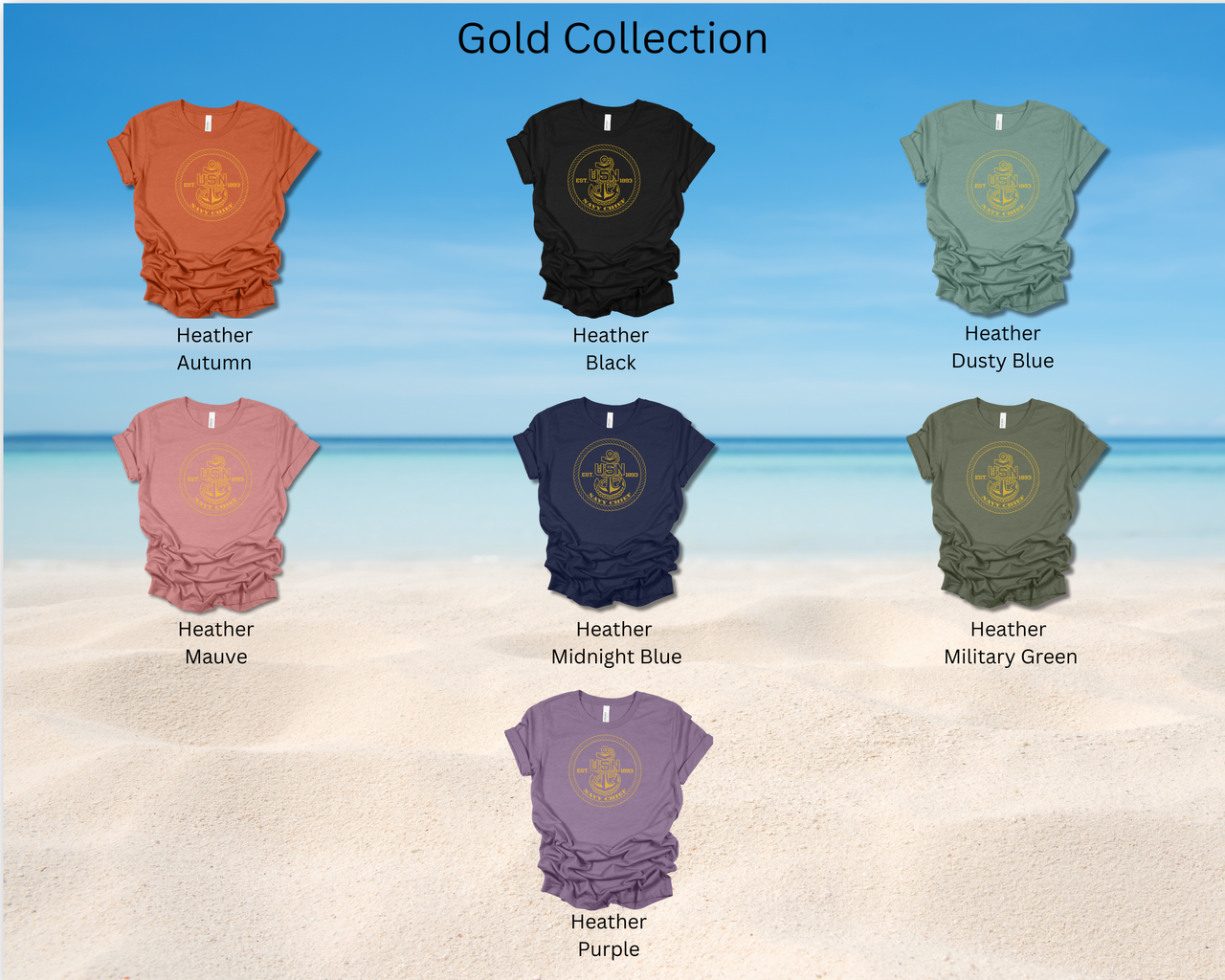 Navy Chief T-Shirt - Gold Collection