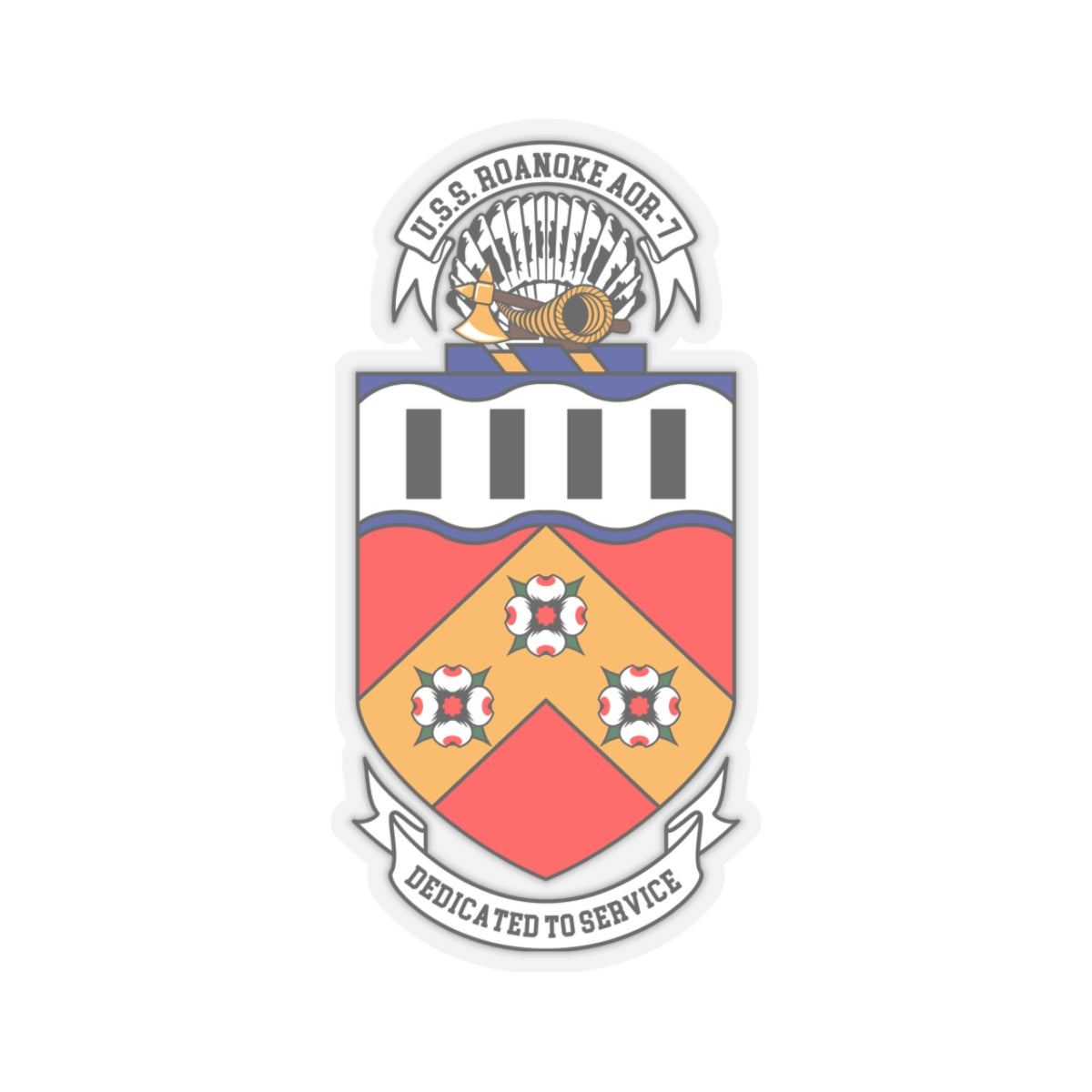 Roanoke Crest Sticker