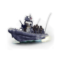 Thumbnail for RHiB - Rigid Hull Inflatable Boat Sticker