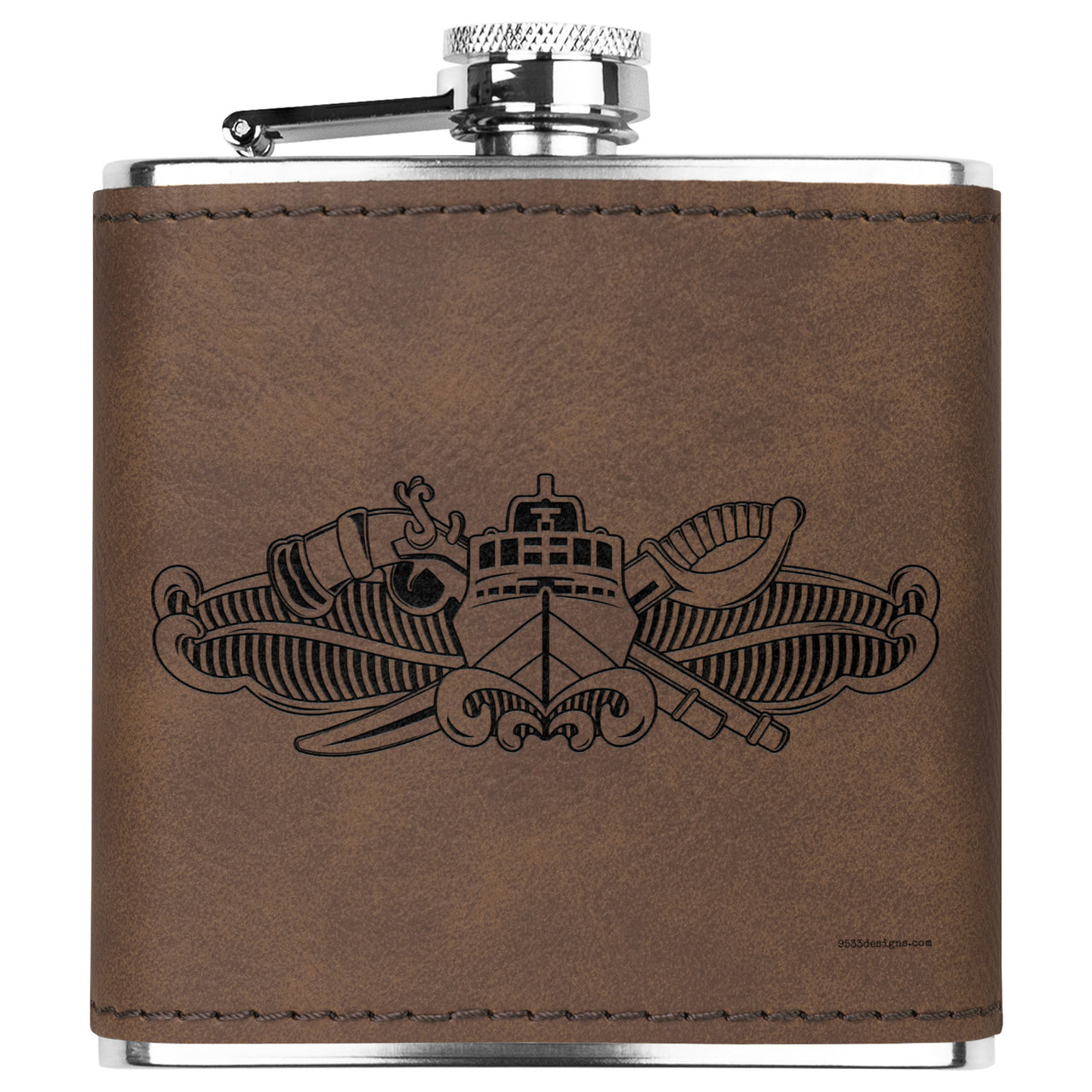 SWCC 5352 Pin Flask 6oz