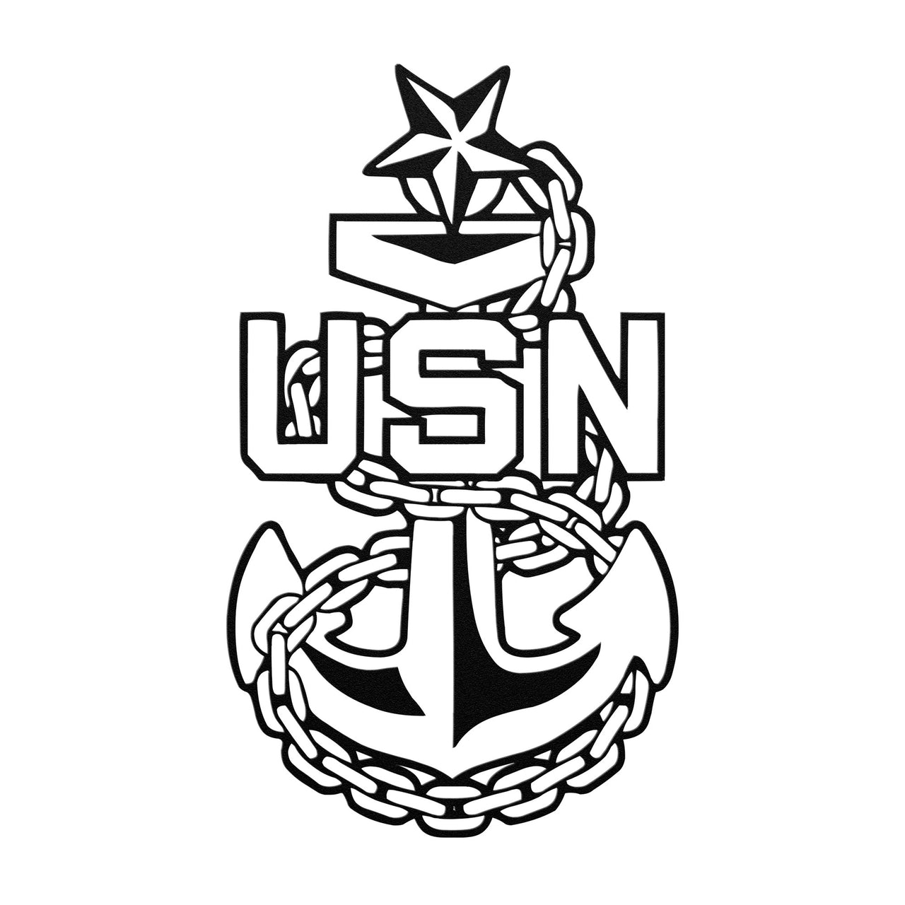 U.S. Navy Senior Chief Wall Art
